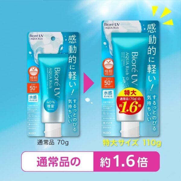 KAO Biore Aqua Rich Watery Essence SPF 50+ PA++++ — изображение 4