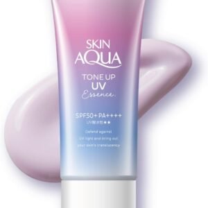 Rohto Skin Aqua Tone Up UV Essence Lavender SPF50+ PA++++