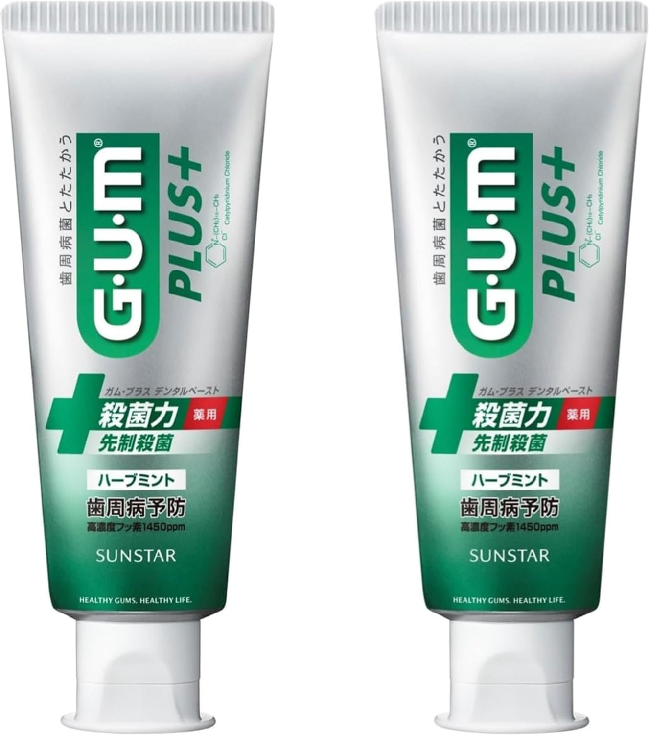 GUM Plus Medicinal Toothpaste Herbal Mint — лечебная зубная паста, 120 г